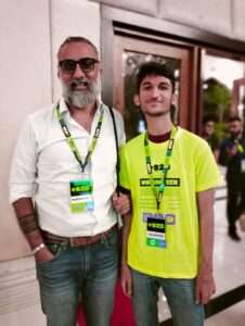 Muhammad Owais with Ghazanfar Iqbal at +92disrupt conference karachi - Acquire Daily